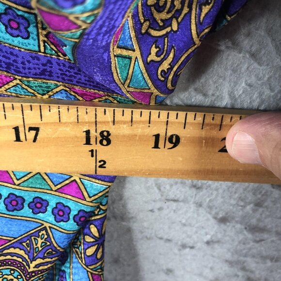 Vintage Adrianna Papell Jacket Womens 12 Silk Teflon Protector Safe Vintage Styl - Picture 3 of 16